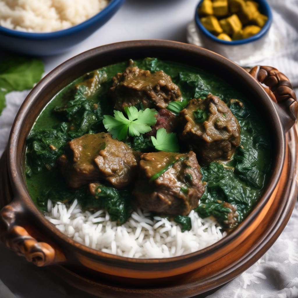 Saag Gosht Beef