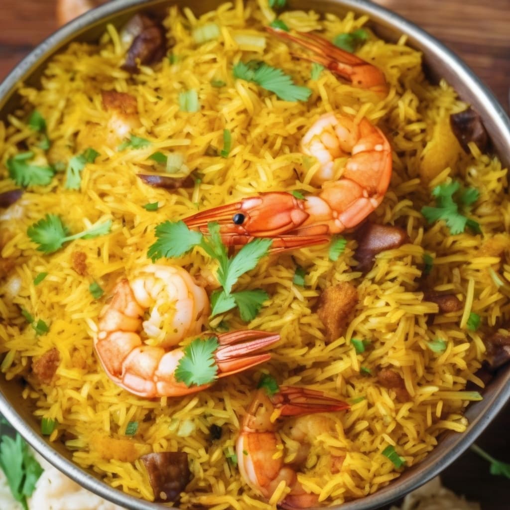 Shrimp Biriyani